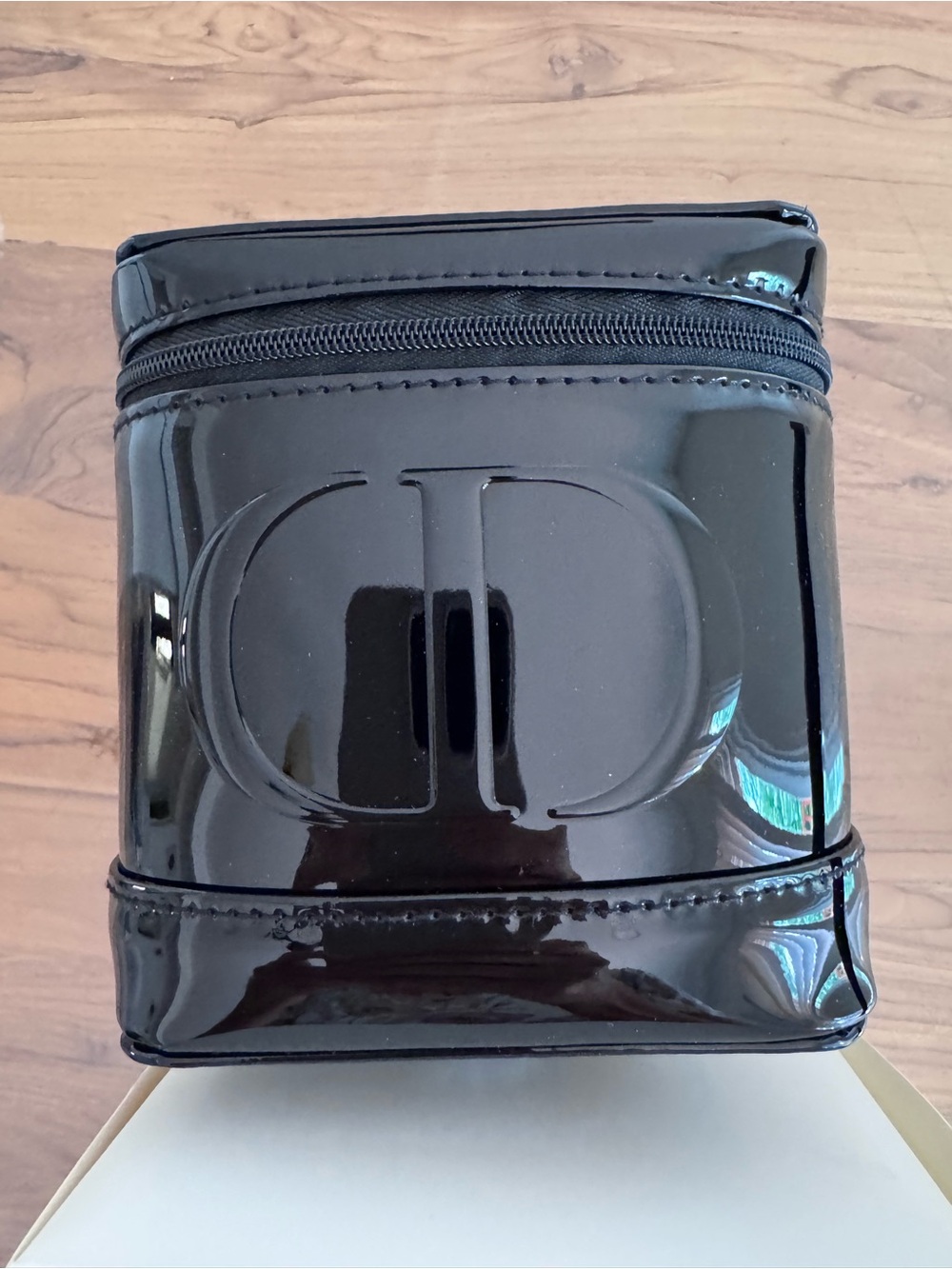 GWP Dior Black Patent Leather Travel Pouch - Picture 2 of 7